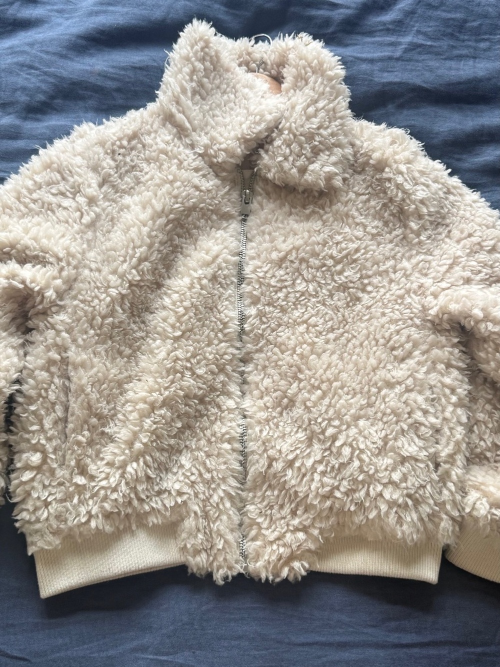 H & M faux shearling jacket